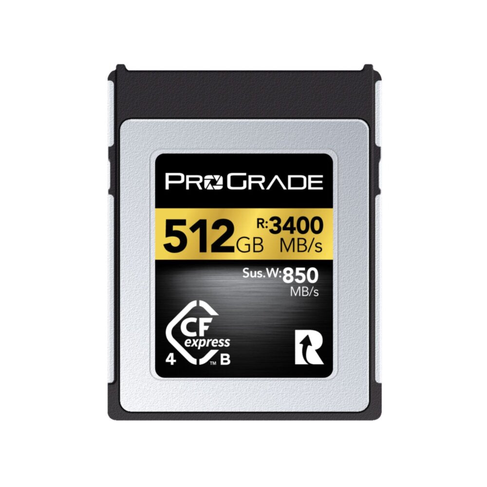 ProGrade 512GB CFexpress Type B Memory Card (3400mb/s) ProGrade 512GB CFexpress Type B Memory Card (3400mb/s)
